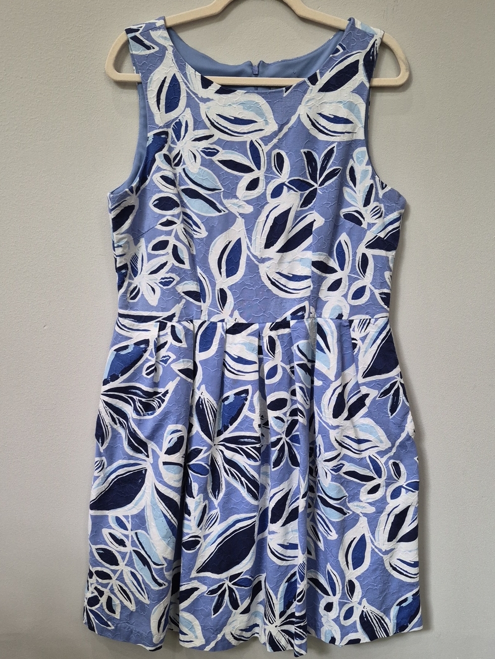 Rabbit Rabbit Rabbit Dress Womens 16 Abstract Floral Coastal  Grandma Garden